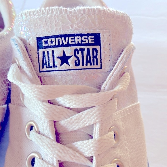 Converse All Stars Cream and Iridescent - Picture 5 of 7